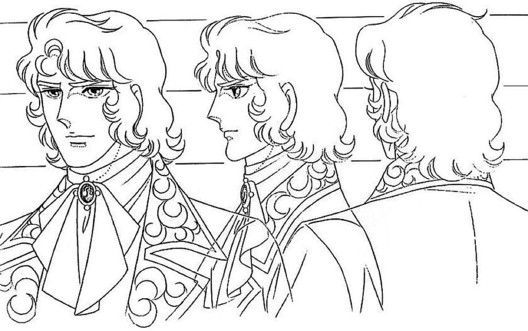 ベルサイユのばら　設定資料・原画　89枚