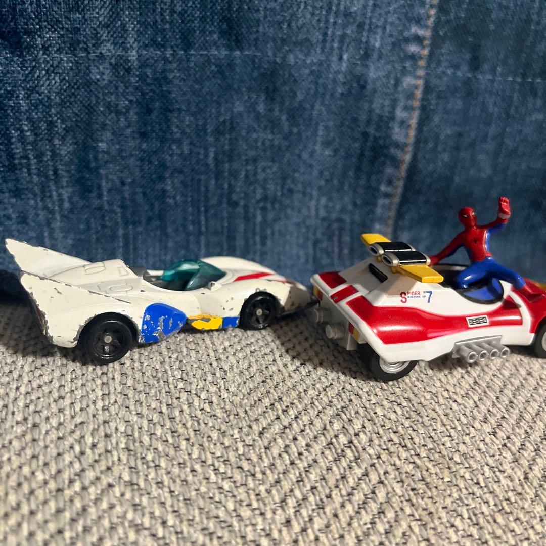 レア✳︎スパイダーマン✳︎マッハGOGOGO✳︎ミニカー✳︎3個セット