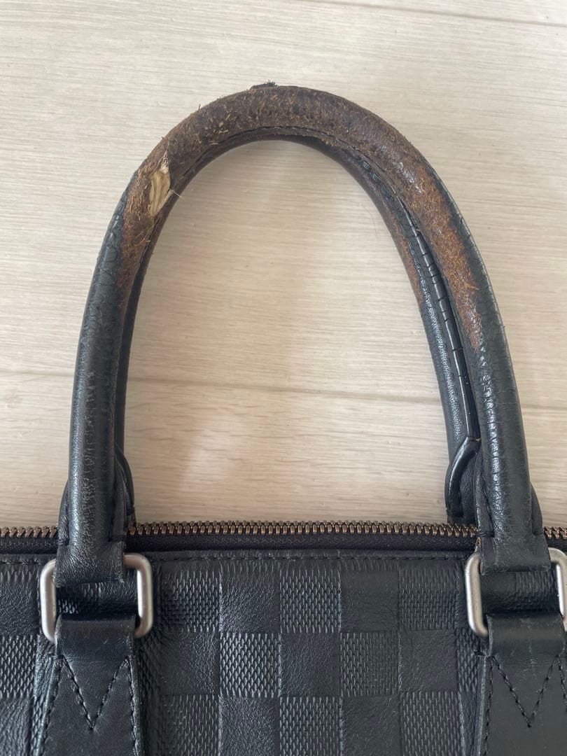 難あり　ルイ・ヴィトン ビジネスバッグ ダミエ