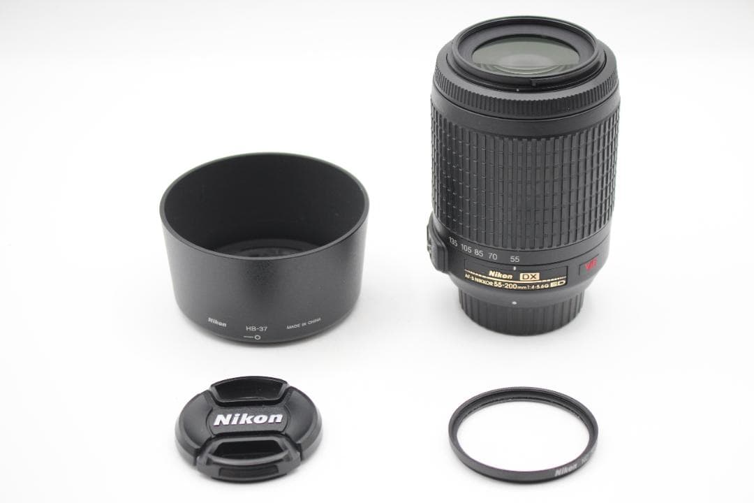 極上品◆Nikon AF-S 55-200mm F4-5.6 G VR◆4778 Amazon.com : NIKON AF-S DX NIKKOR 55-200mm f/4-5.6G ED VR II Lens