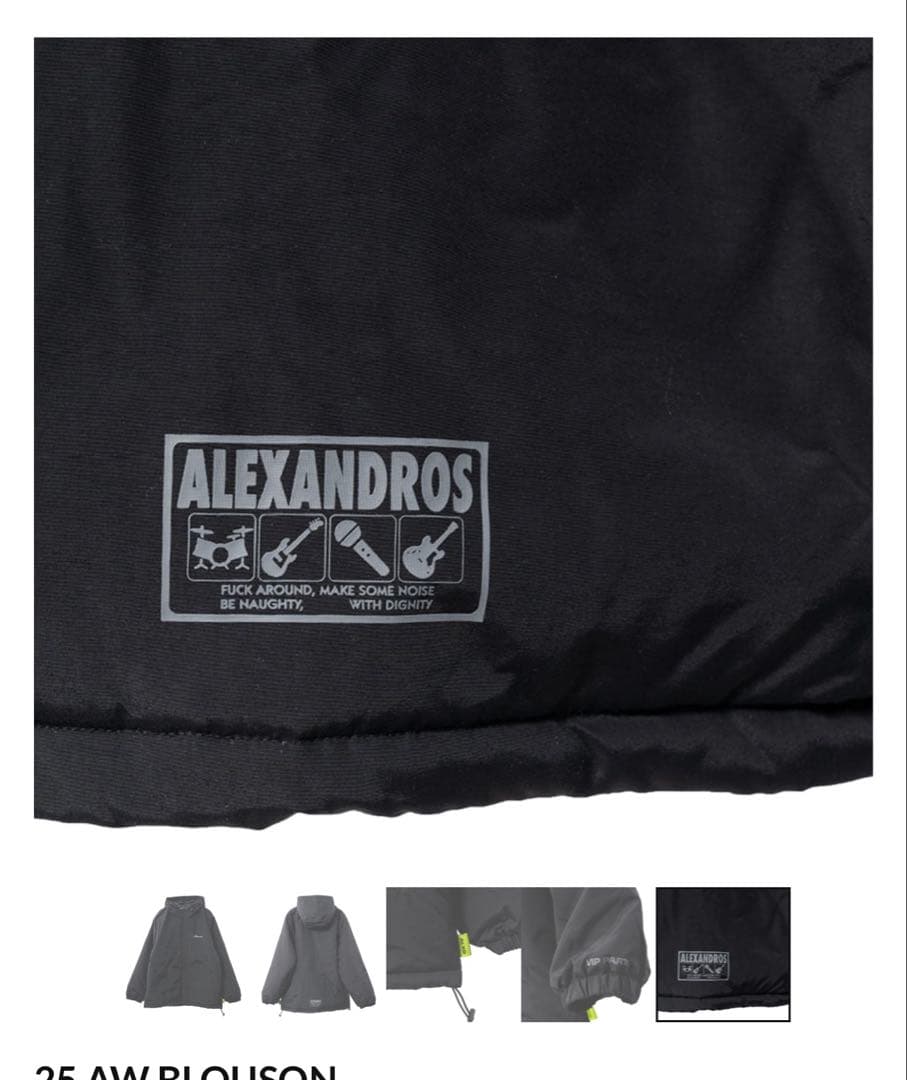 Alexandros］VIP PARTY2025 ナイロンブルゾン - メルカリ