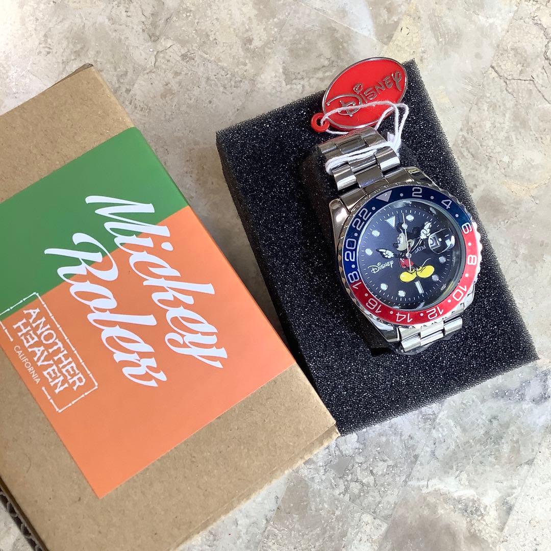 新品未使用!完動品! ミッキーマウス腕時計 ジャパンムーブメント 電池交換済み