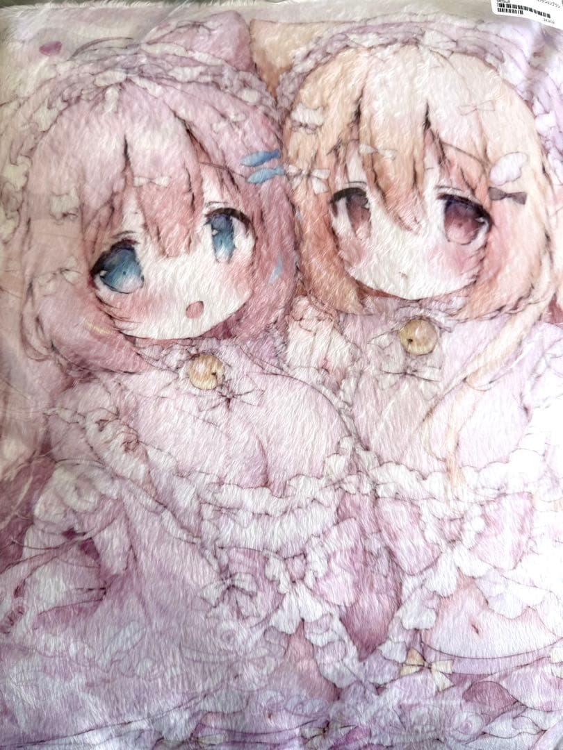 桃豆こまもち C107クッションブランケット ① - メルカリ