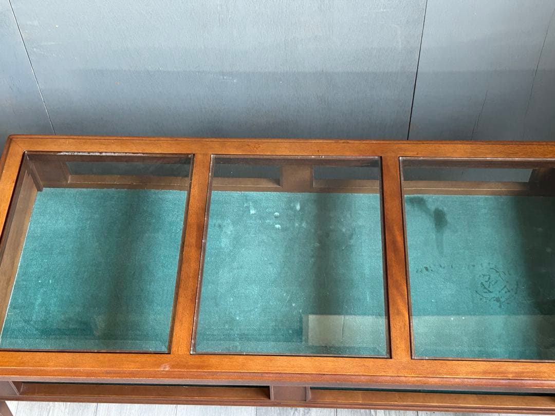 希少　maruni マルニ　オールドマルニ　ガラステーブル　ローテーブル　YZ