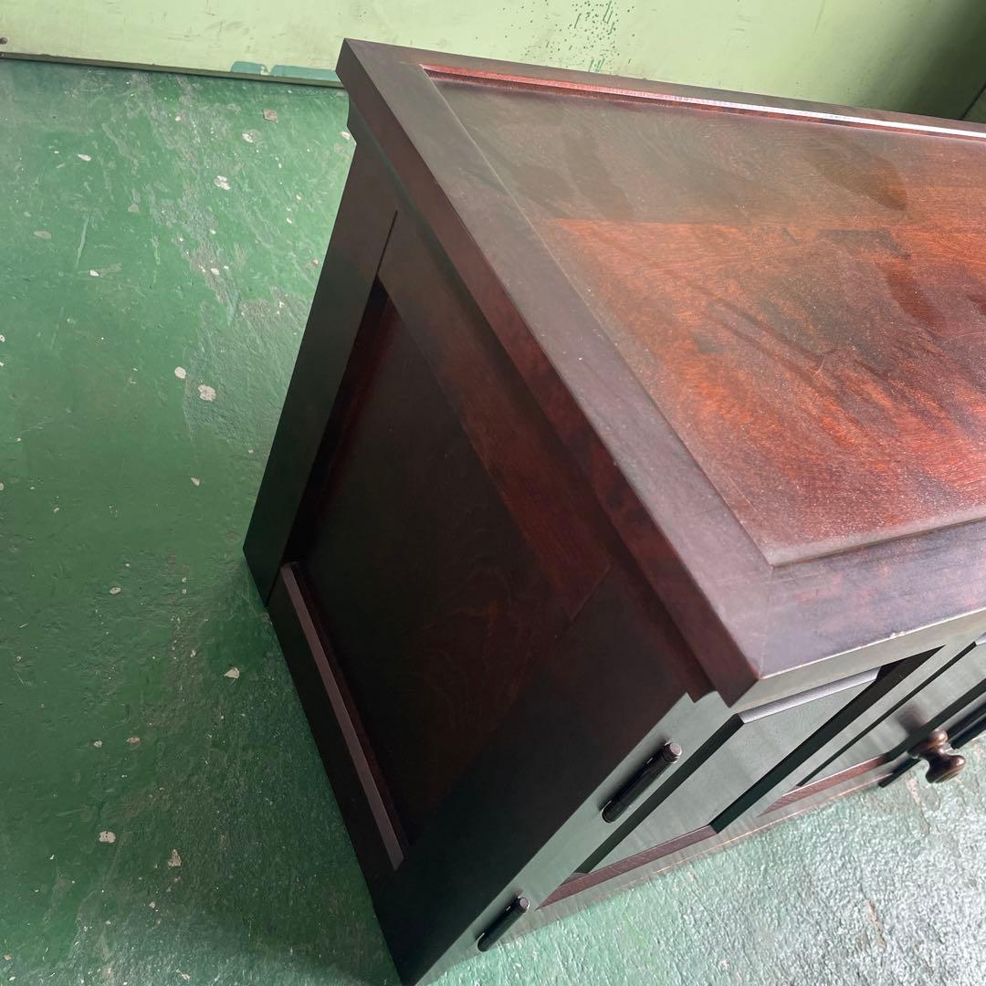 P*n様 ☆北海道民芸家具 テレビ台 収納棚 リビングボード アンティーク