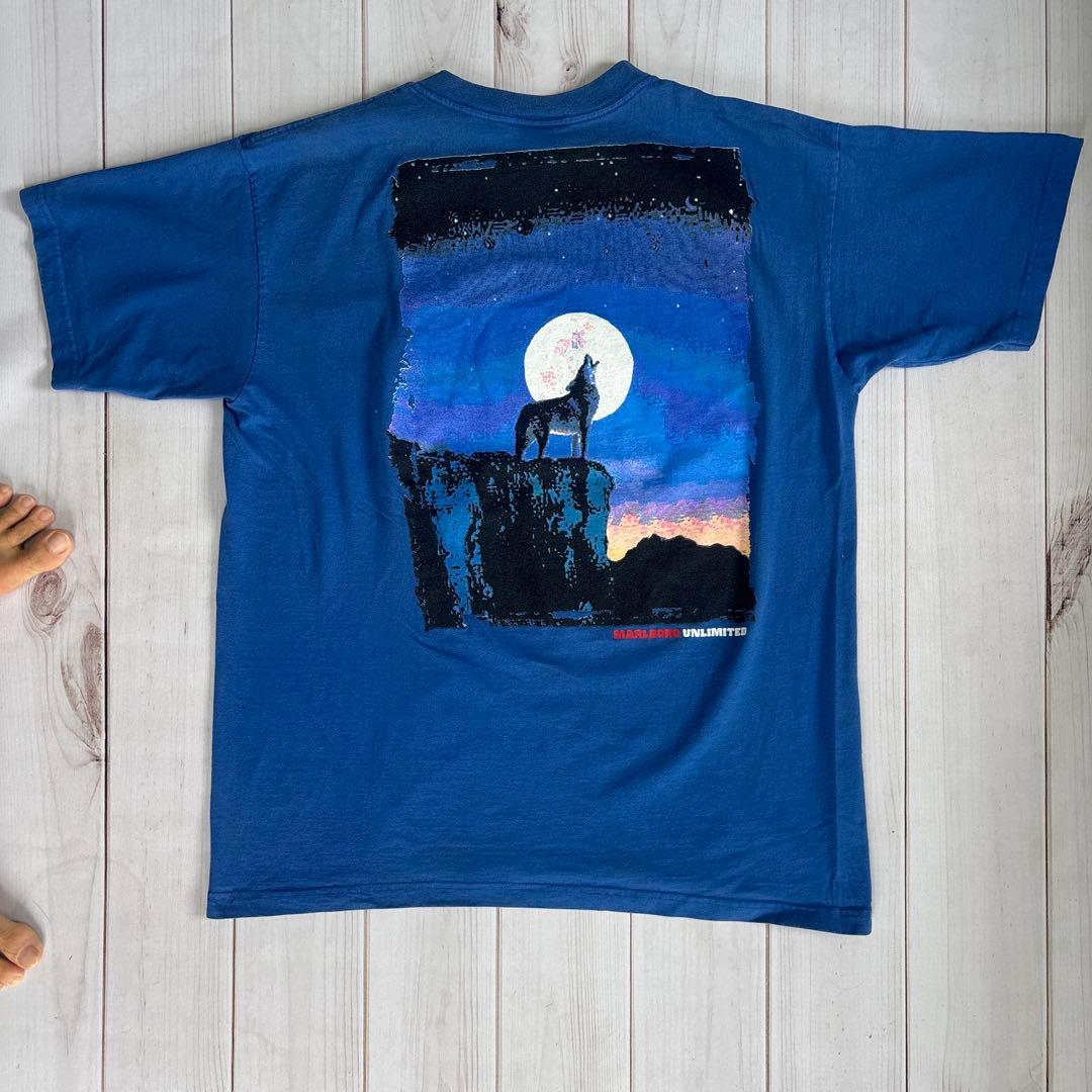 状態良し】マルボロ marlboro コヨーテ coyote ウルフ Tシャツ