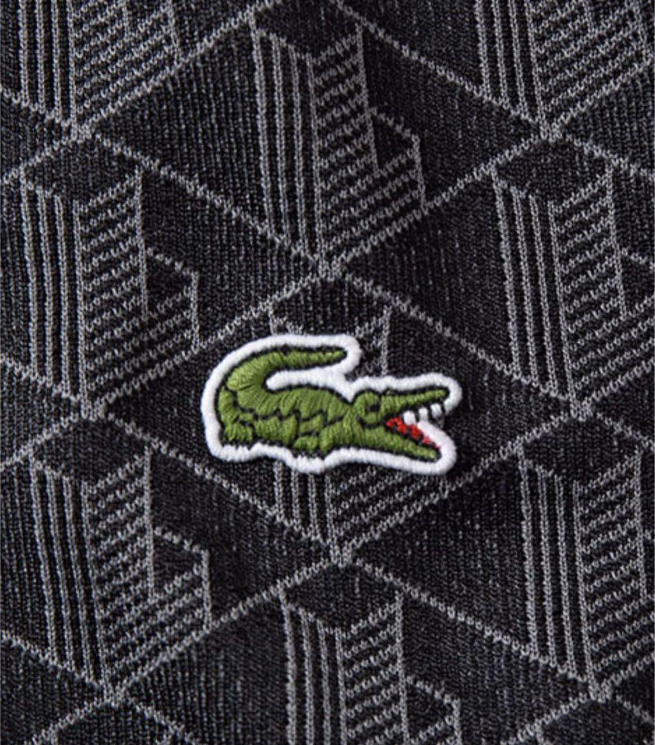 ラコステ　モノグラムジャガード　トラックジャケット S