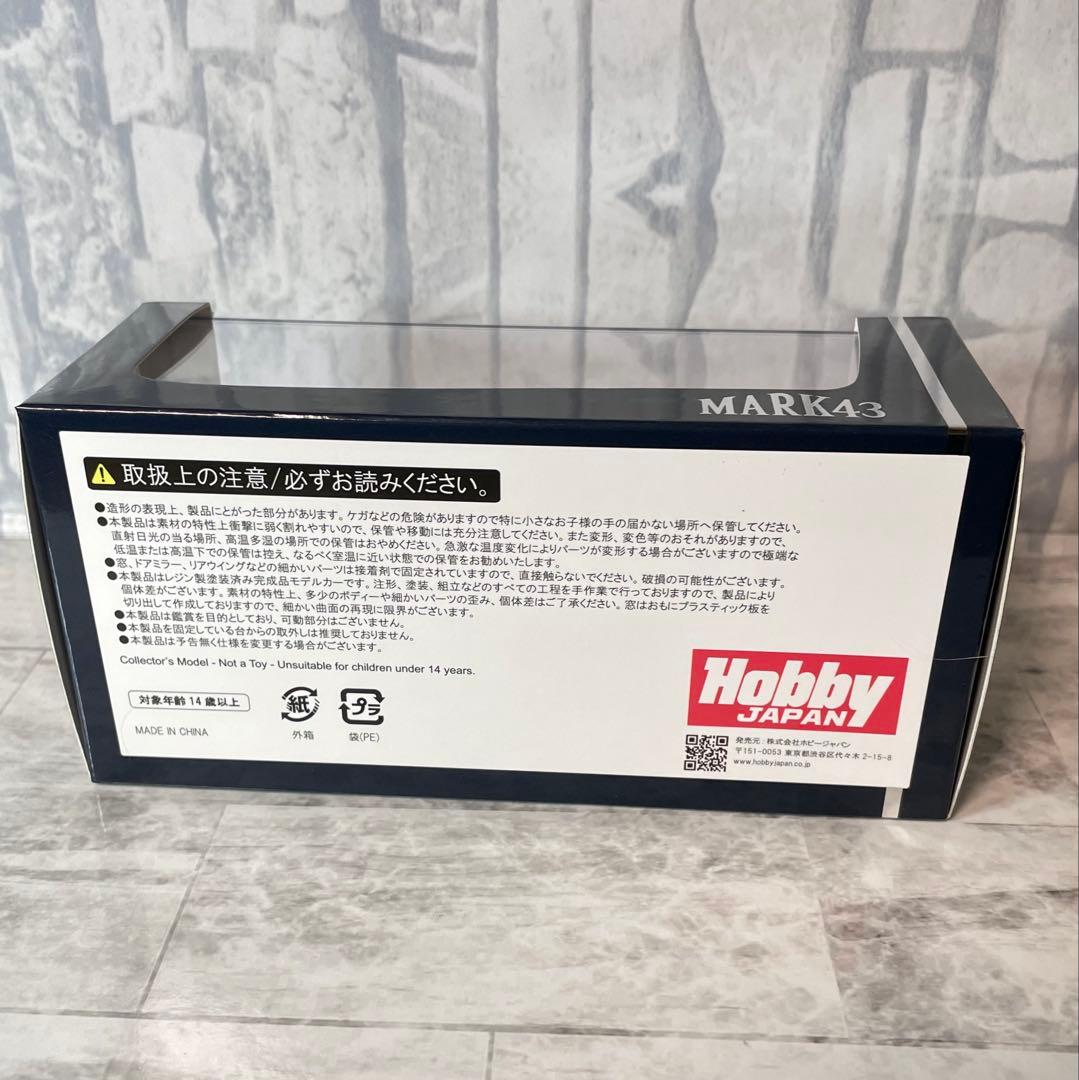 トヨタソアラ3.0エアロキャビン　マーク43クリスタルホワイト1/43ミニカー