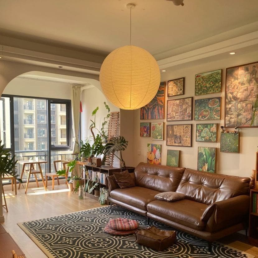 イサムノグチ 45A AKARI ペンダントランプ ウォームライト リ