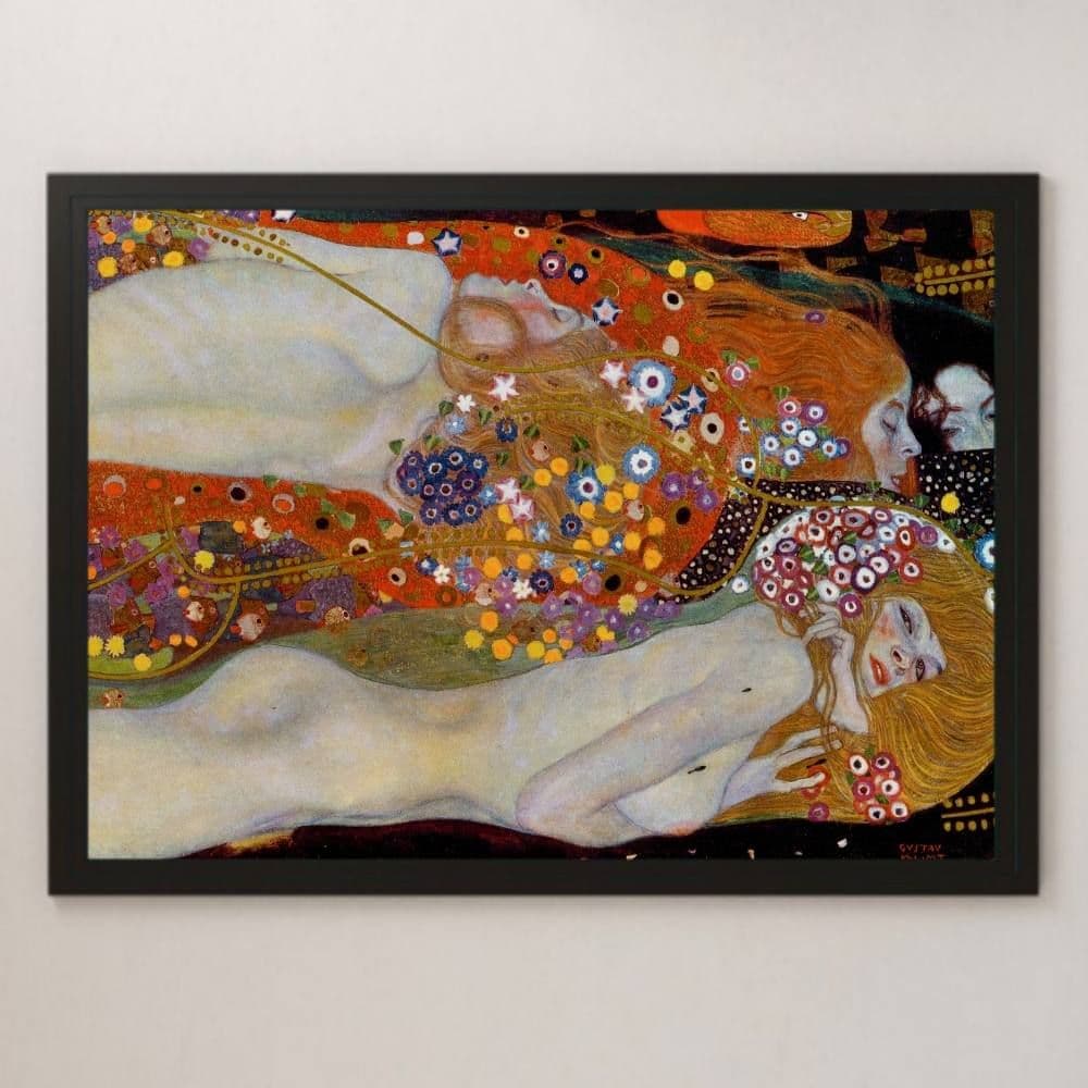 グスタフ・クリムト『水蛇 II』 絵画 アート 光沢 ポスター A3 - メルカリ