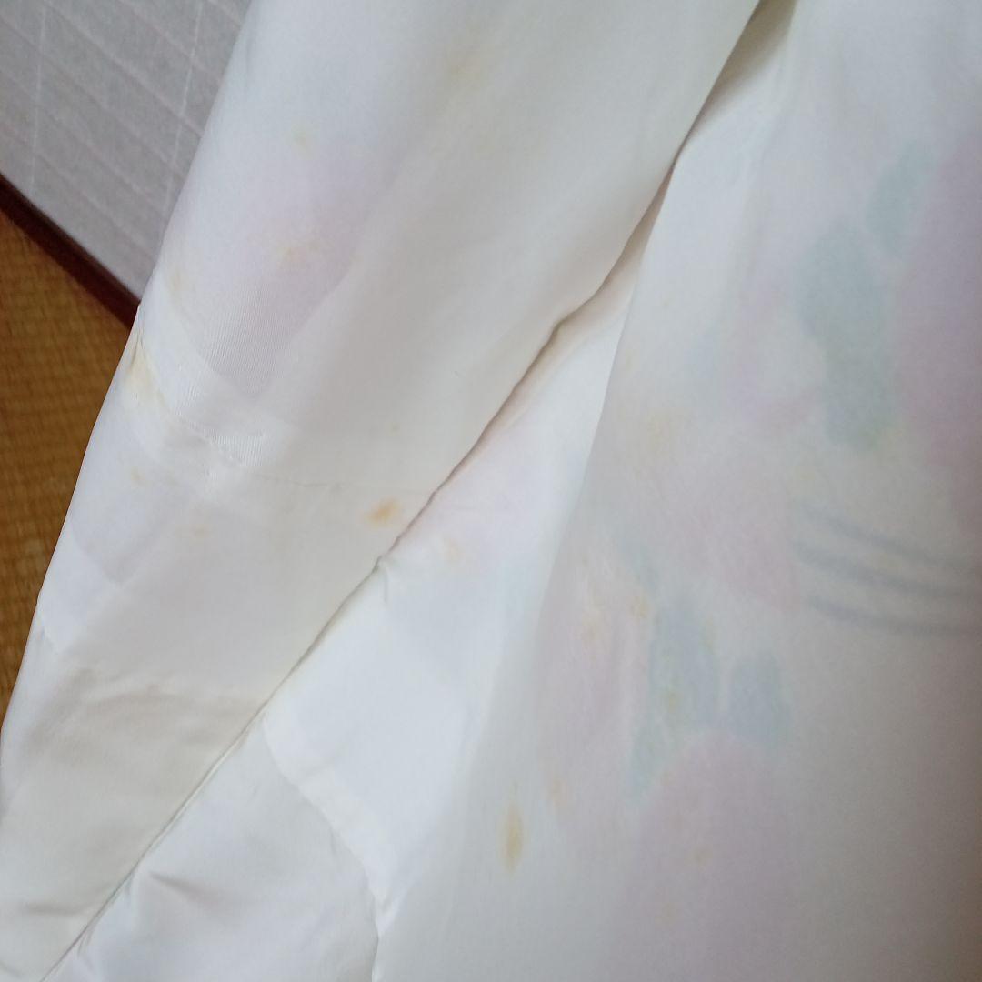 4055未使用美品 紅型 縮緬 中振袖 袷 ベージュで可愛い! - メルカリ