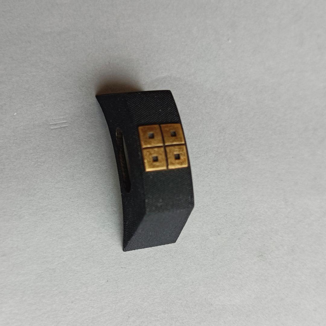 名品刀装具 大岡尹壽作 丸亀城主 京極家 四目結紋