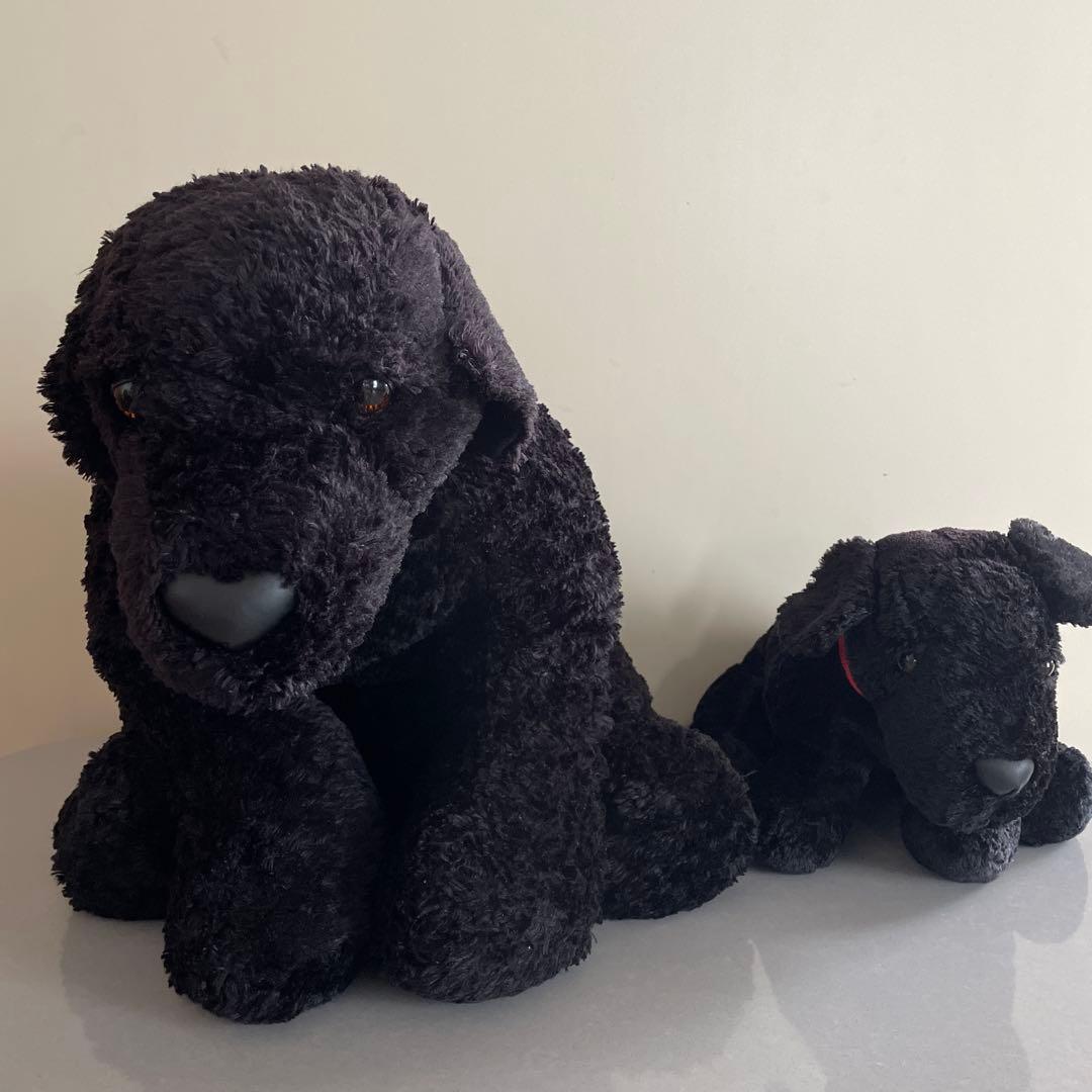 ステファンヒューネック サリー　黒ラブ　ぬいぐるみ　2体セット