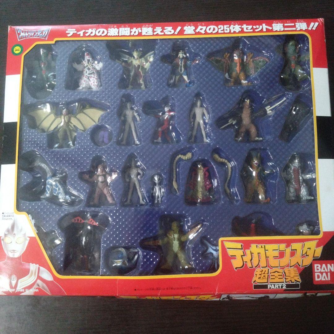 ティガモンスター超全集 PART2・ ティガtoダイナ・ダイナ光臨編の3箱セット