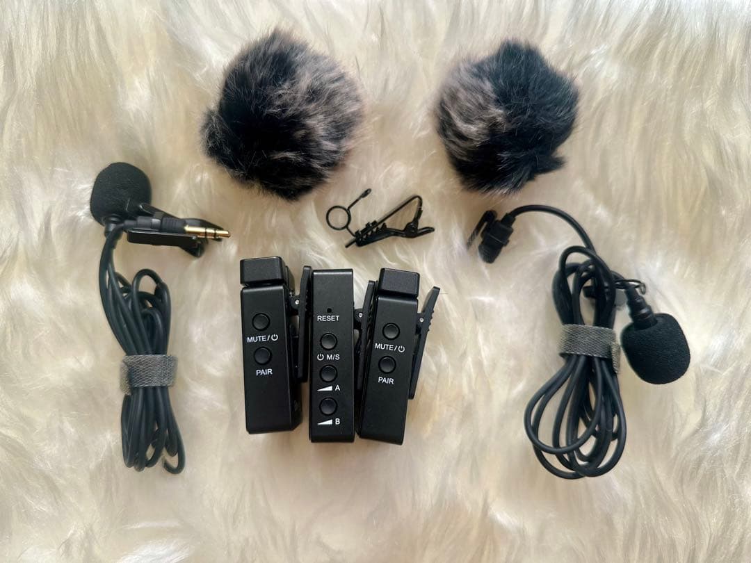 美品【2人用】COMICA BoomX-D ワイヤレスピンマイクシステム D2