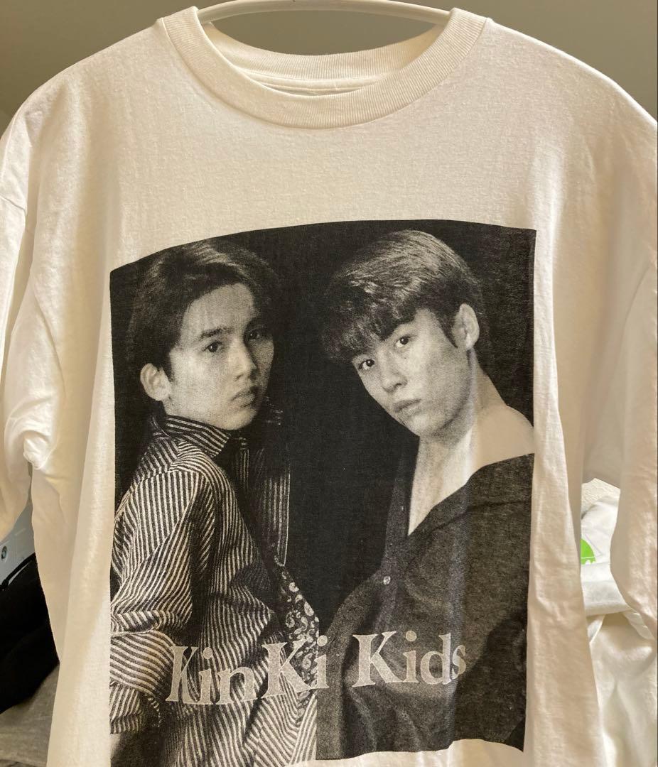 希少　90s kinki kids tシャツ キンキキッズ　アイドル　ジャニーズ