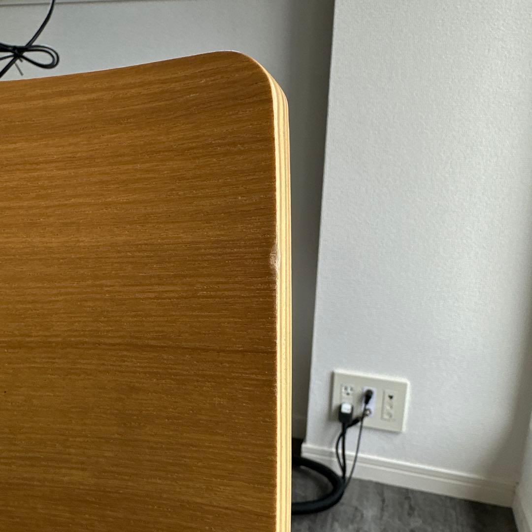 Francfranc楕円形ダイニングテーブルとチェア2脚セット