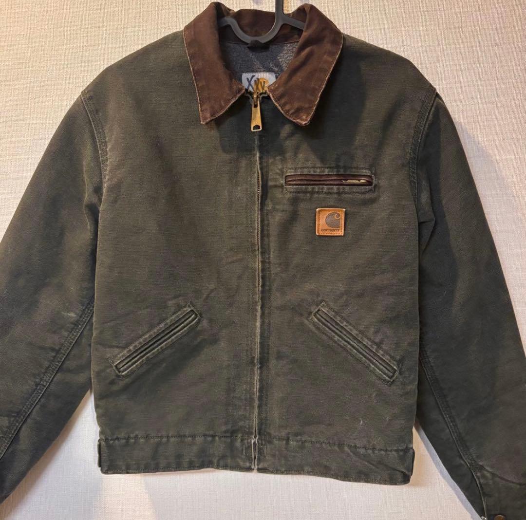 Carhartt デトロイトジャケット Mサイズ J97 MOS - メルカリ