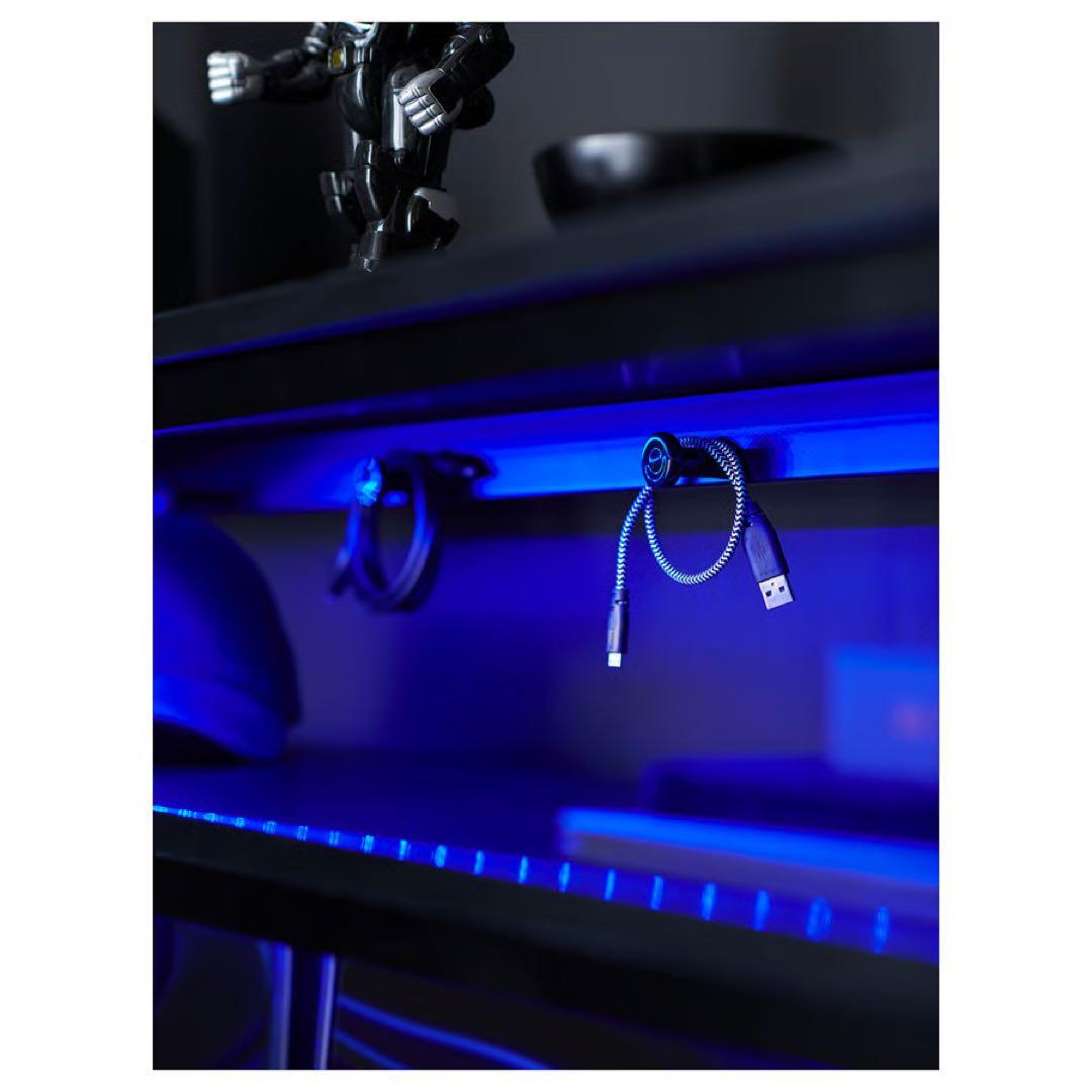 IKEA FREDDE ゲーミングデスク黒140x74x146 横浜市引取限定