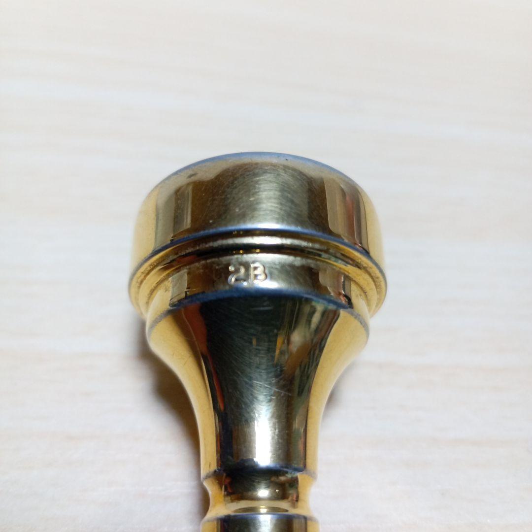 デニスウィック ショートコルネットマウスピース 2B 金メッキ