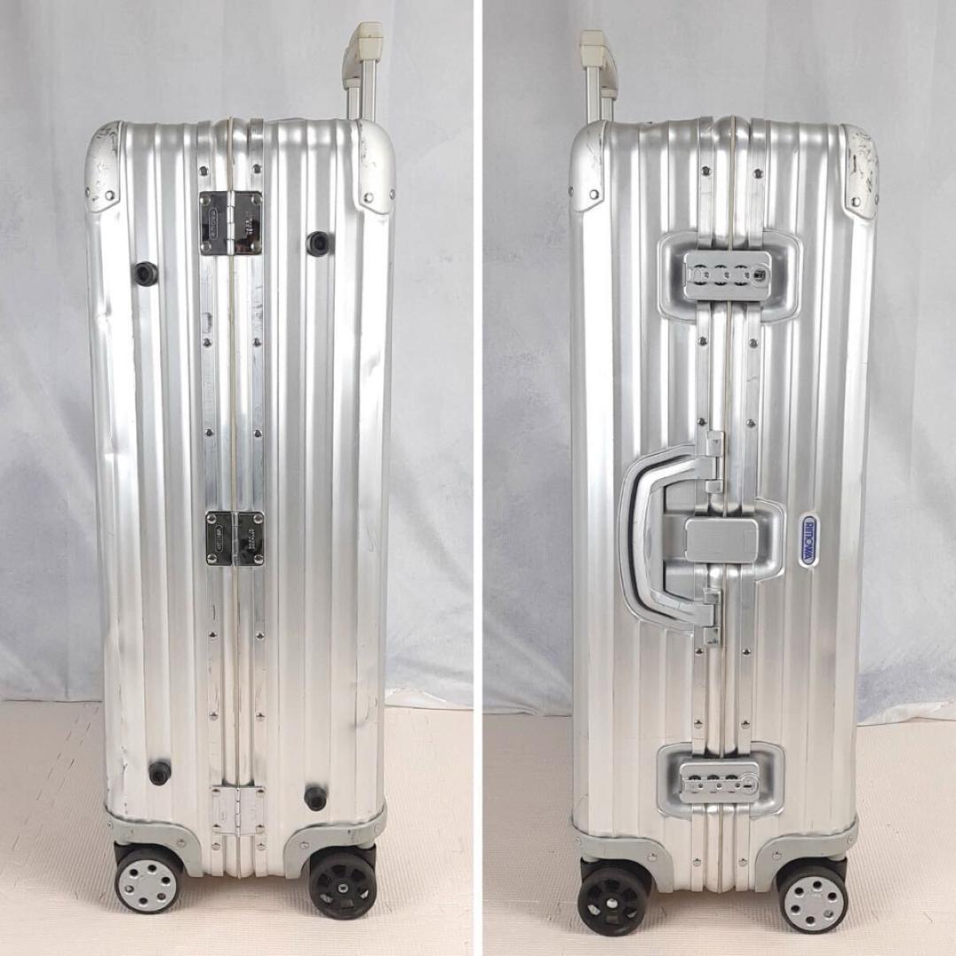 希少 リモワ トパーズ 82L 4輪 青ロゴ 旧ロゴ TSAロック アルミニウム