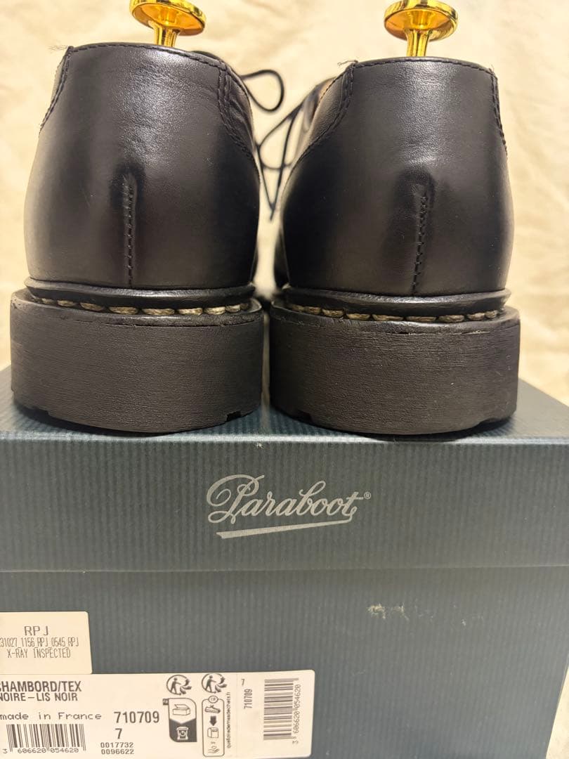 パラブーツ　シャンボード　ブラック　UK7　25.5㎝