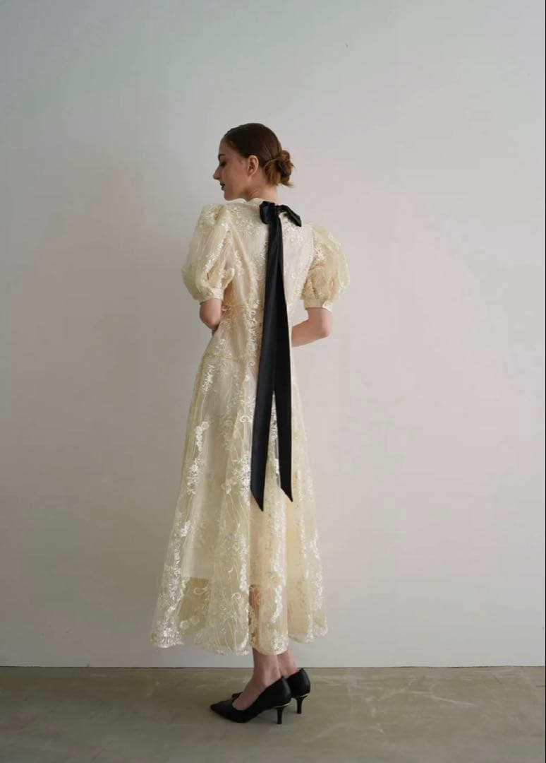 スーツ・フォーマル・ドレス Acka. lace flare dress size1