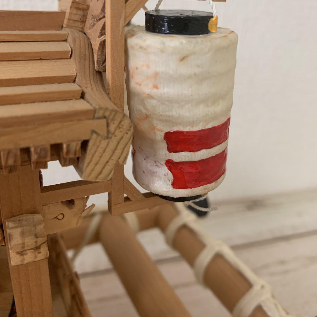 ミニチュアだんじり 木製