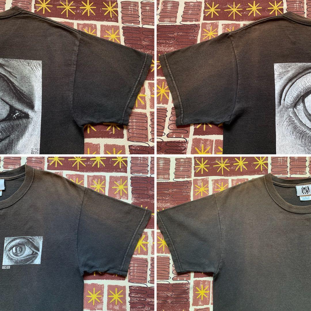 90's〜 M.C. Escher \"EYE\" T SHIRT VINTAGE