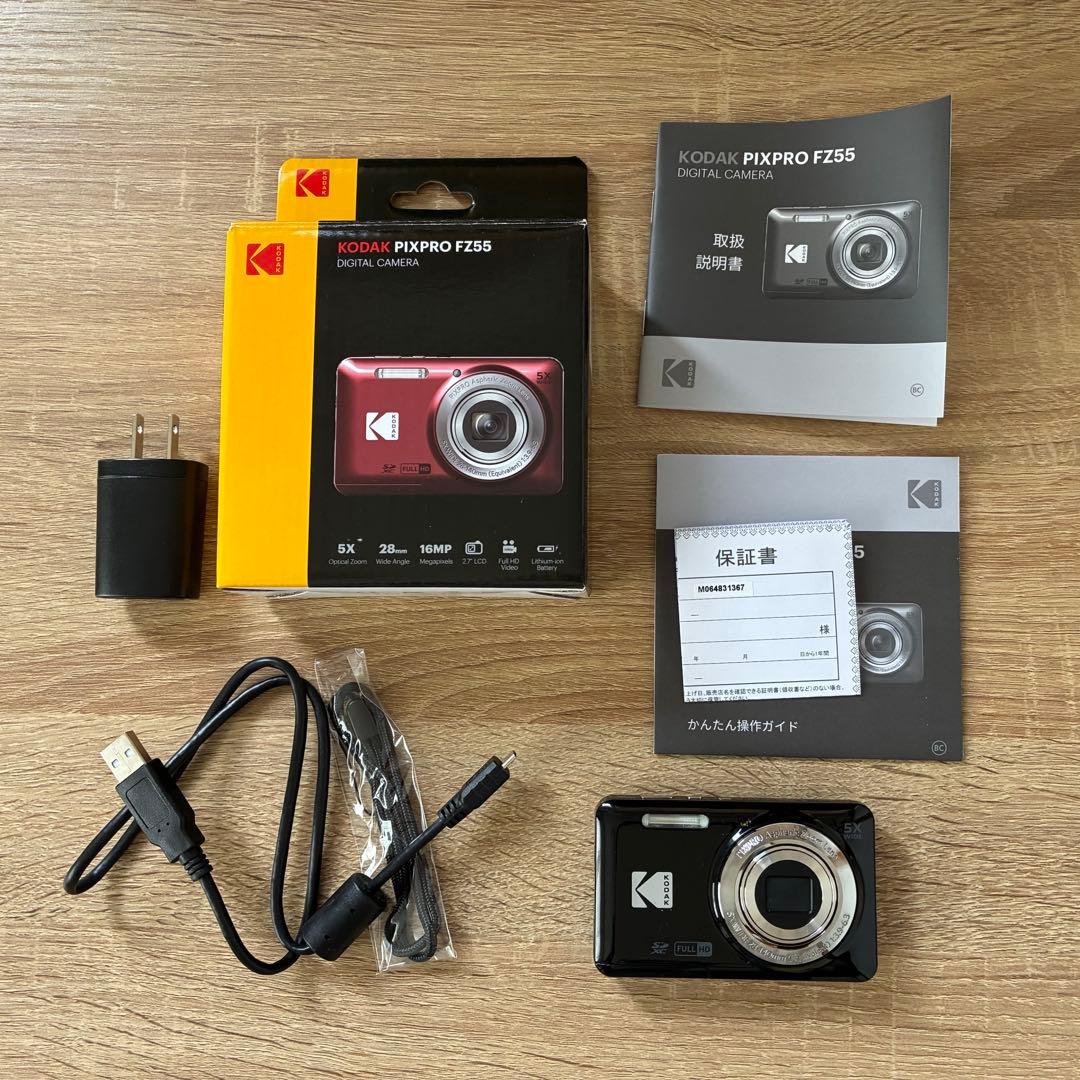Kodak コンパクトデジタルカメラ fz55 動作確認済
