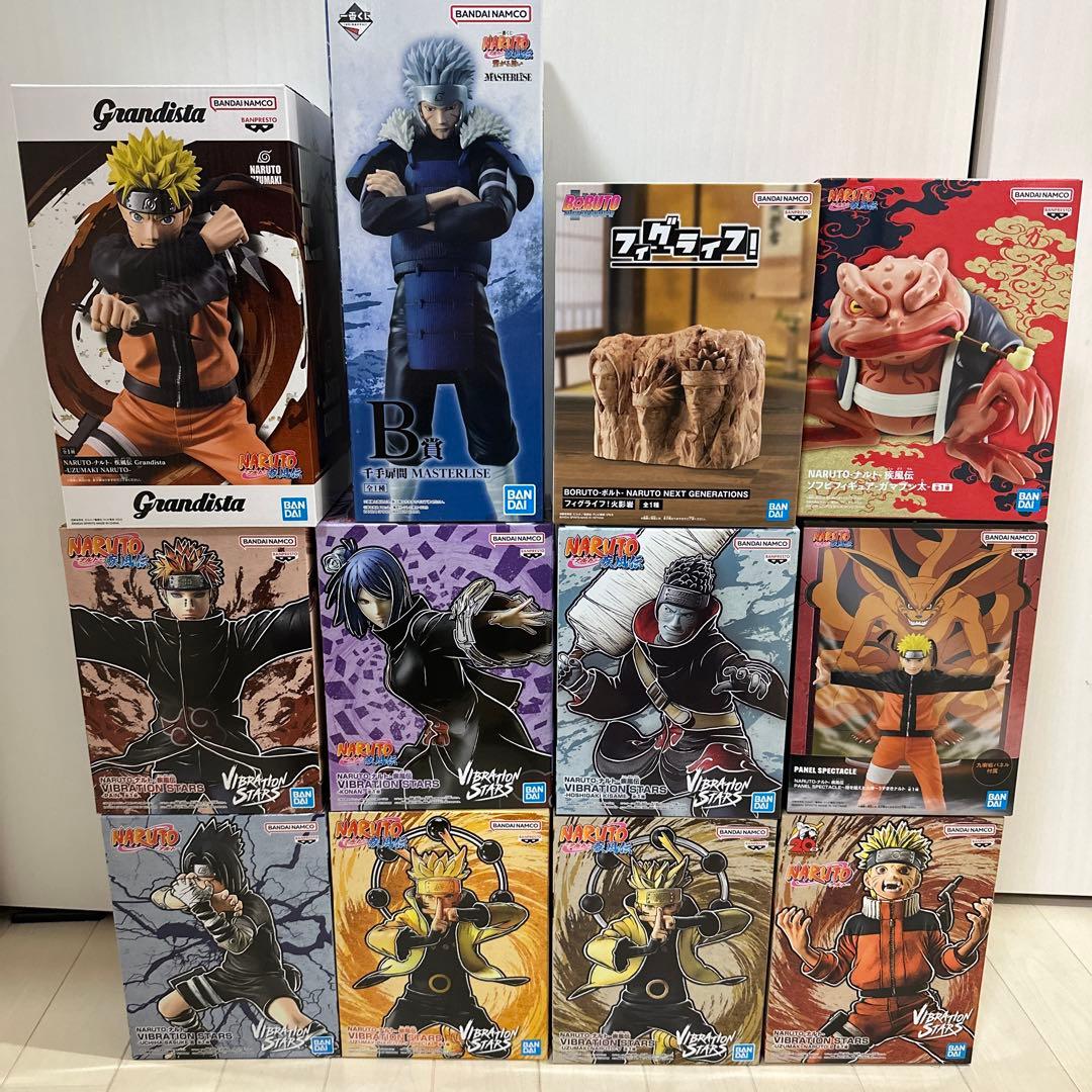 NARUTO 疾風伝 プライズフィギュアまとめ売り 新品未開封 24個 NARUTO