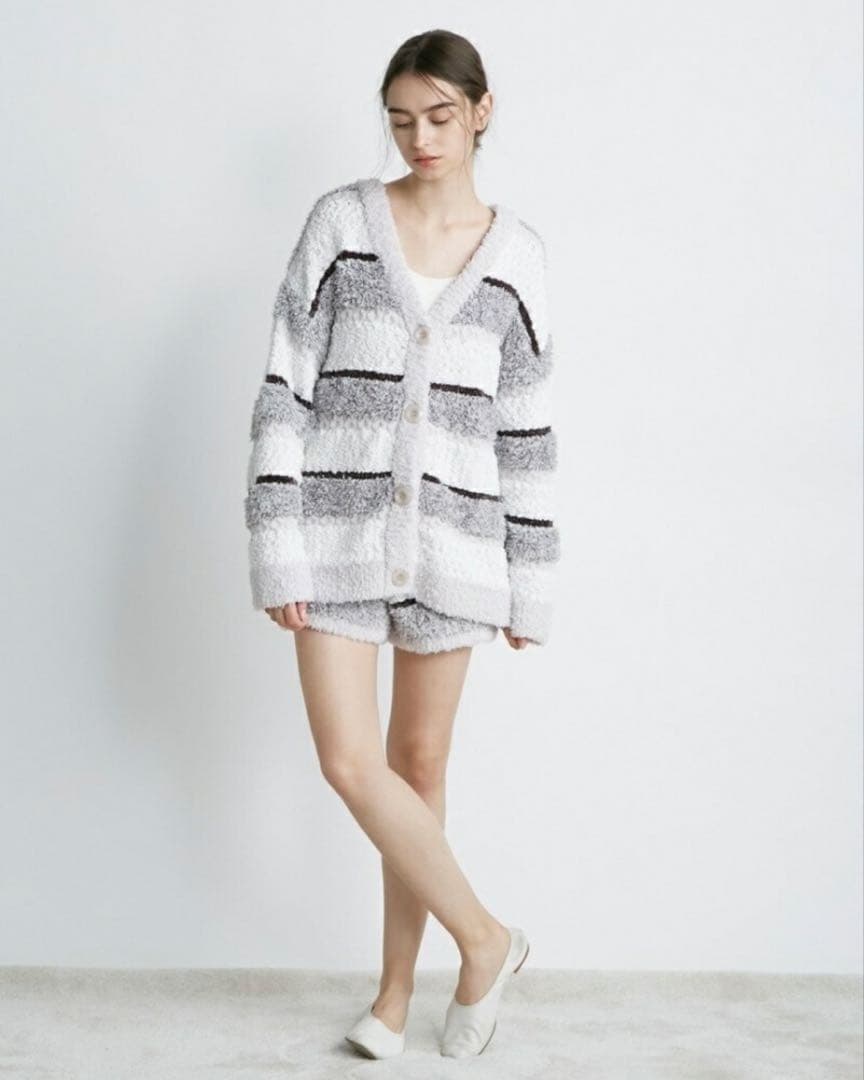 gelato pique ジェラートMIXボーダーカーディガン&ショートパンツ
