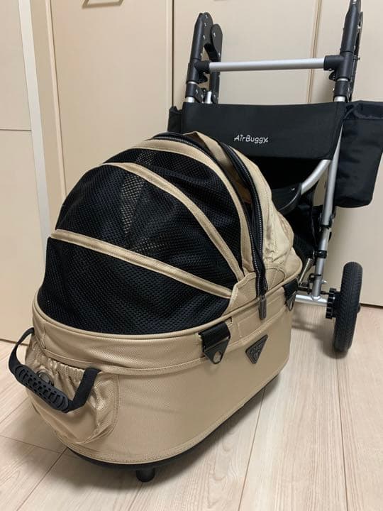 エアーバギードーム2犬Airbuggy ライラック色 ペットカート 折りたたみ