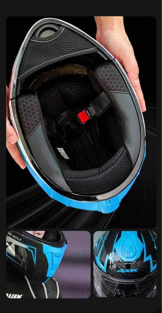 ダブルレンズシールド システムヘルメット フルフェイスヘルメット新品