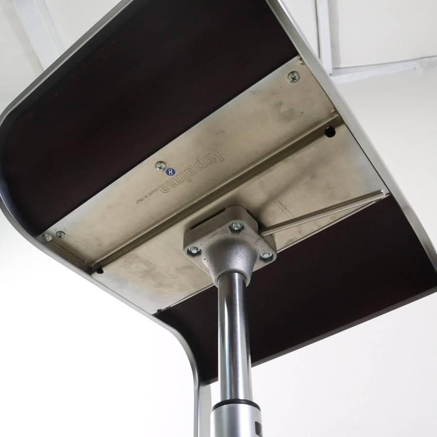 はなこ様6の4ラパルマ レム ハイスツール 板座 オーク突板 ブラウン 昇降回転