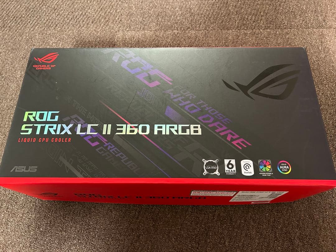 ASUS ROG STRIX LC II 360 ARGB 水冷クーラー Amazon.com: ASUS ROG Strix LC II 360 ARGB All-in-one AIO Liquid