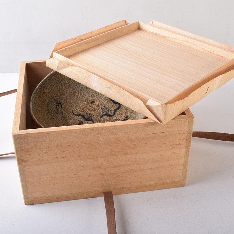 茶道具 瀬戸焼 古瀬戸 染付鳳凰文 平茶碗 鉢 C R8598H - メルカリ