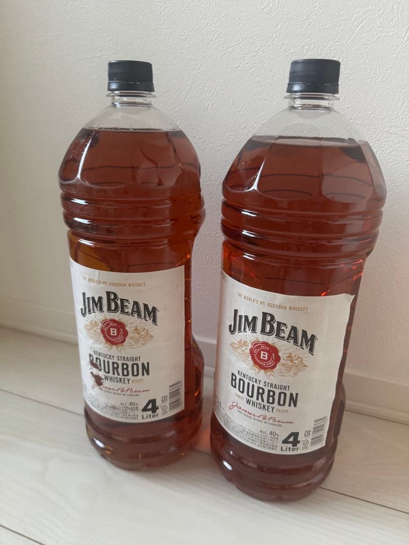 Jim Beam バーボン 4L ×2