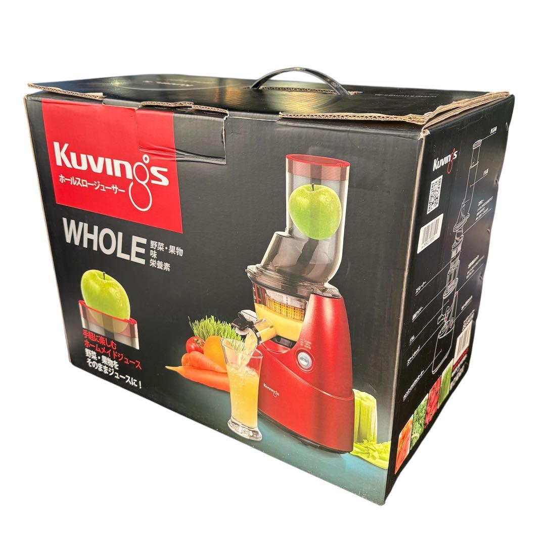 新品 未使用 KUVINGS ホールスロージューサー JSG-641M レッド - メルカリ