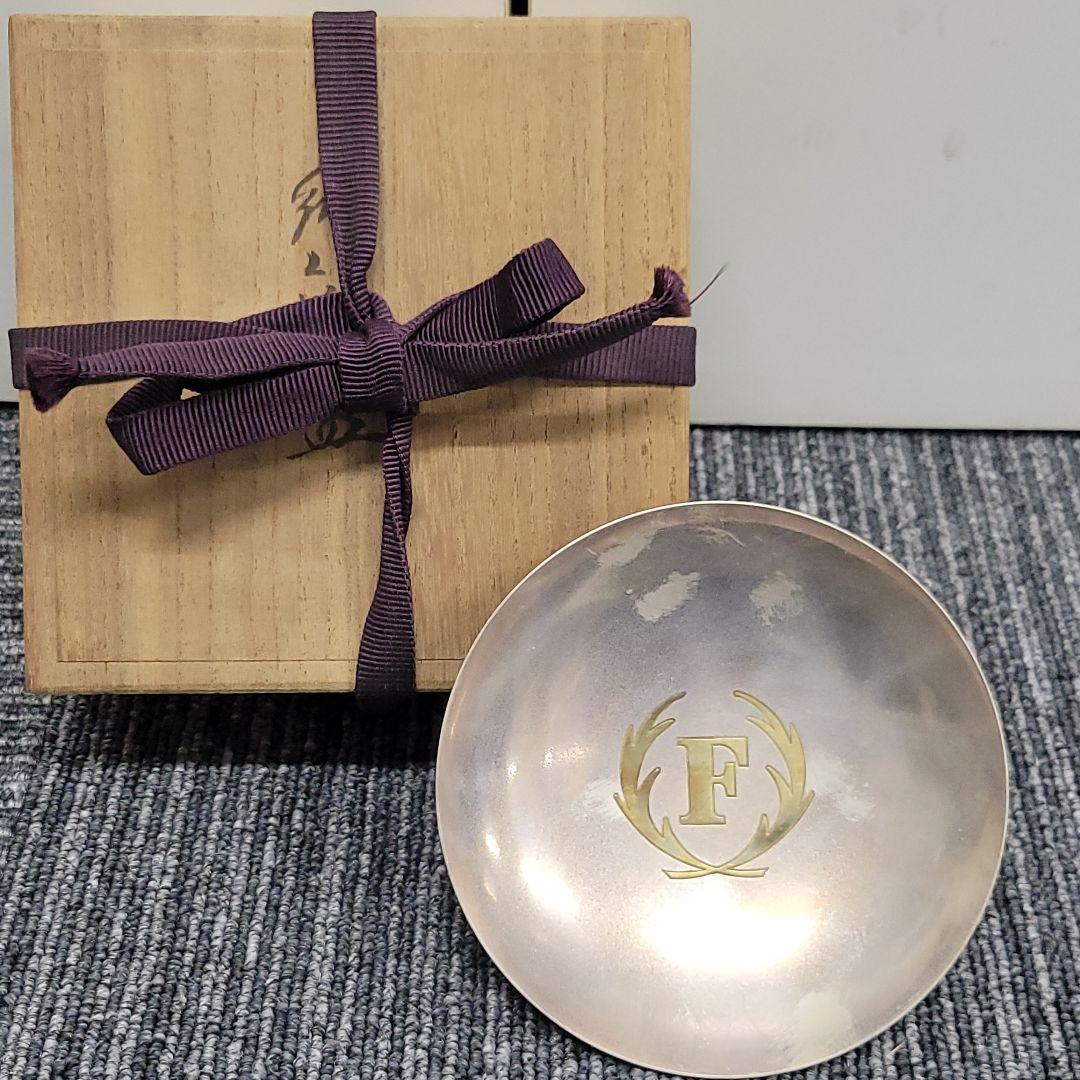 純銀 銀杯 96g 勤続表彰記念 木箱付き - メルカリ