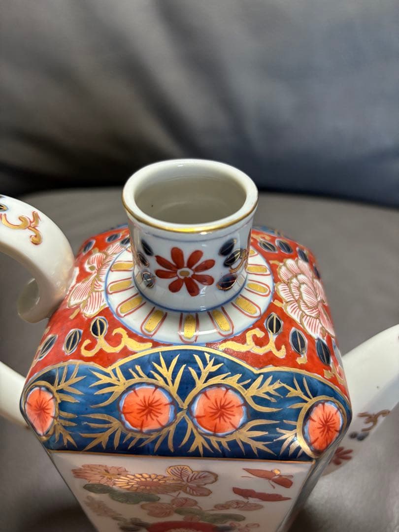 煎茶道具 角水注 置物