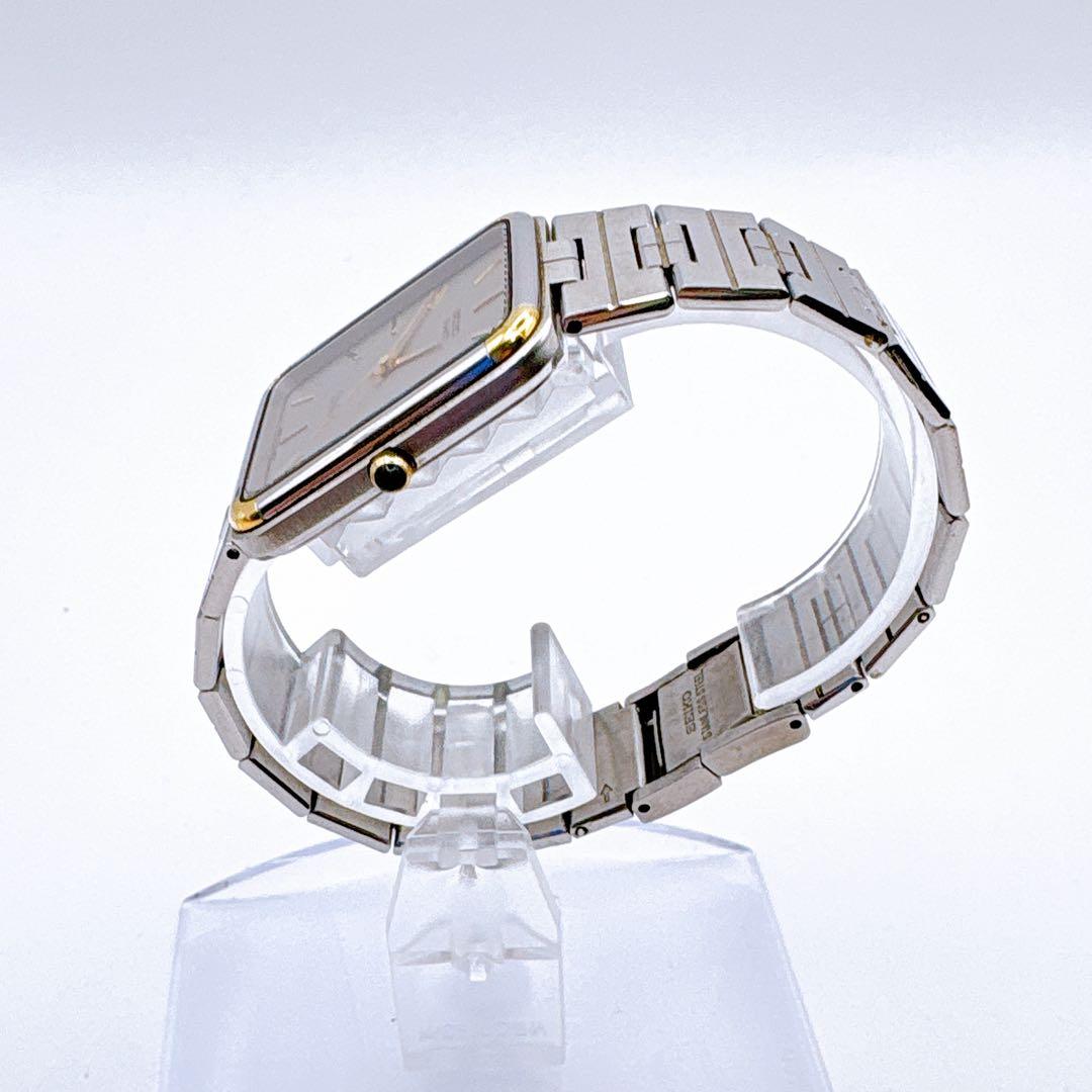 稼働品 SEIKO Dolce クォーツ 腕時計 ドレス シルバー ゴールド