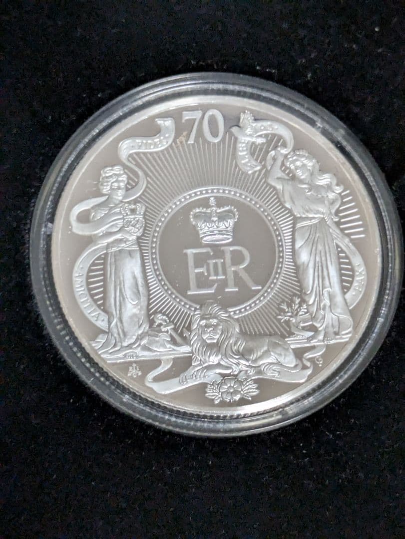 エリザベス銀貨　1オンス　2オンスセット