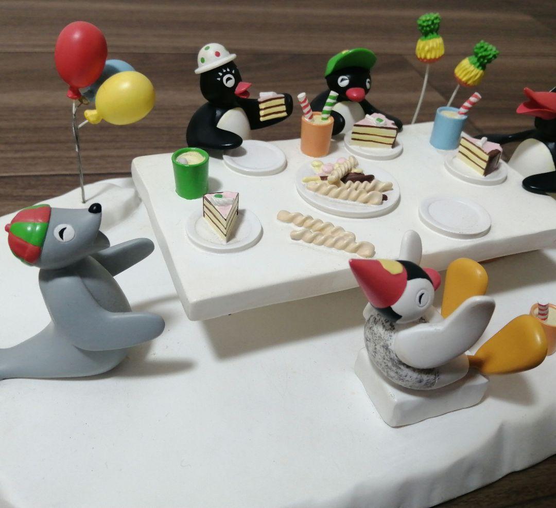 希少レア ピングー バースデー フィギュア pingu ジオラマ パーティー