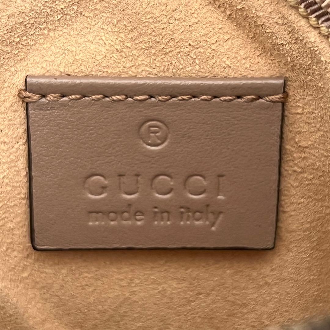 グッチ GGマーモント パース ケース ベージュ GUCCI
