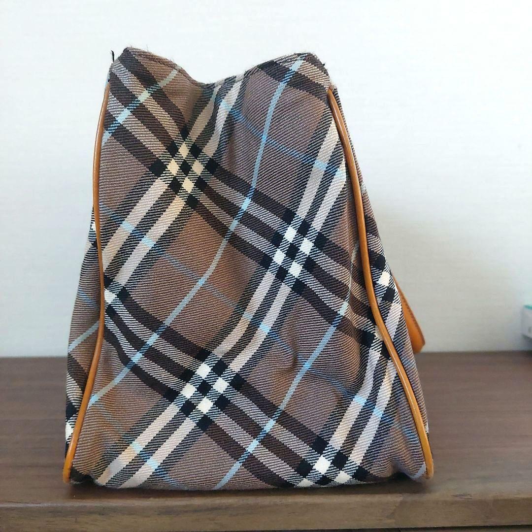 BURBERRY BLUE LABEL ハンドバッグ ノバチェックキャンバス