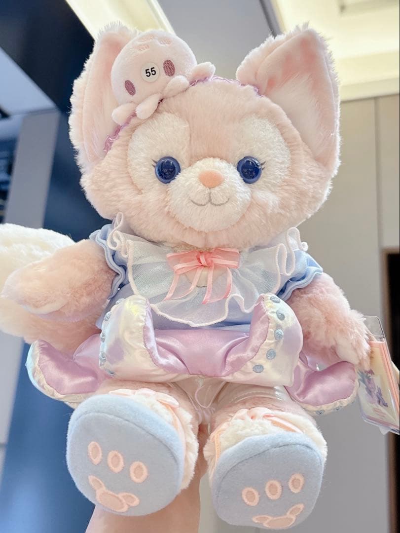 お顔厳選 上海ディズニー サマー タコ リーナベルぬいぐるみSSサイズ55