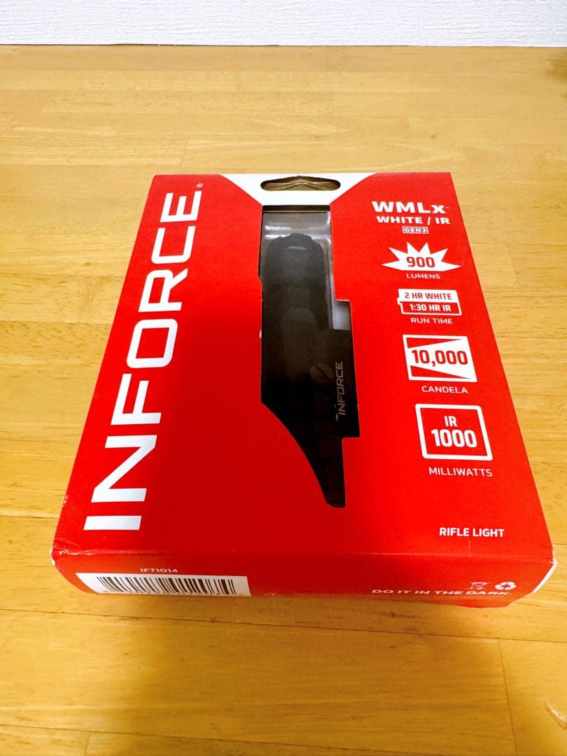 Inforce WMLx ホワイト/IR Gen 3 ライト　タクティカルライト Gen 3 WML Weapon Light with IR by Inforce