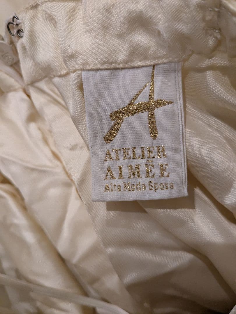 【cam】カラードレス9号　アトリエアイメ　パニエ・ドレスバック