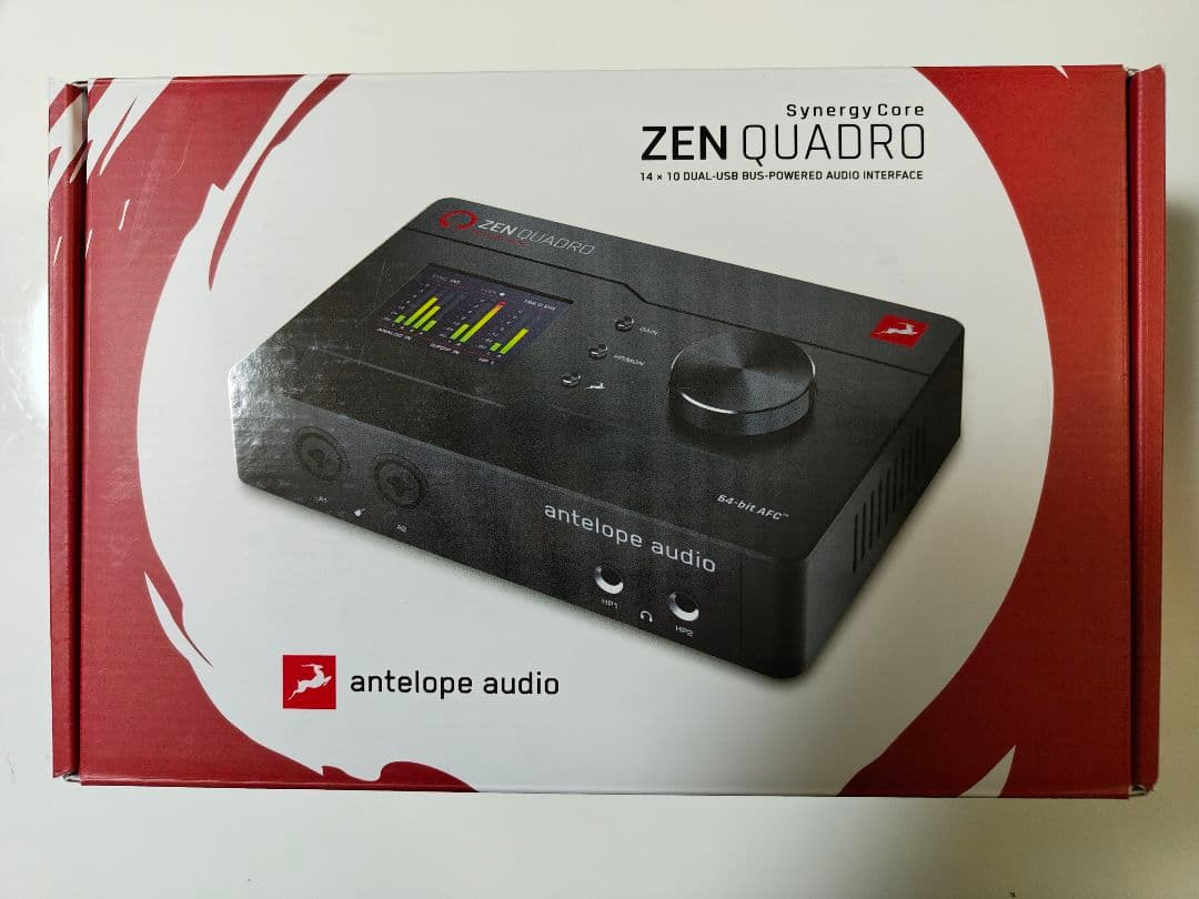 antelope audio ZEN QUADRO オーディオインターフェイス ANTELOPE AUDIOの最新オーディオインターフェースZen Quadro Synergy